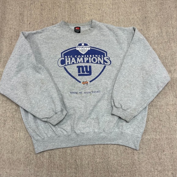 Nike Other - vintage‎ nike new york Giants sweatshirt mens xl grey 1990s NFL champions